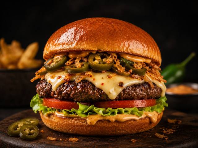 Spicy Jalapeño Burger