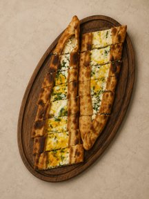 Beyaz Peynirli Yumurtalı Pide